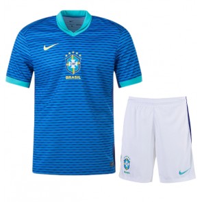 Brazil Gostujuci Dres za Dječji Copa America 2024 Kratak Rukavima (+ kratke hlače)